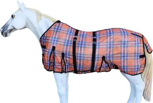 Vista 10 de CHALLENGER 60" Caballo Malla Ligero Transpirable Verano Primavera Hoja Bellyband 73437