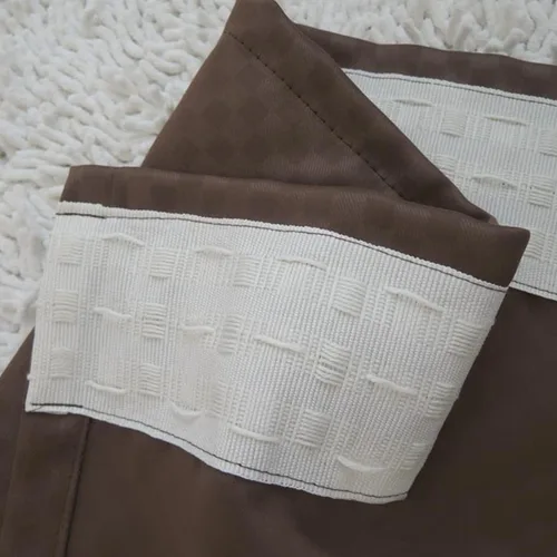 Vista 2 de Cinta plisada de cortina de 20 yardas de estilo británico blanco, perfecta para hacer proyectos de decoración del hogar (20 yardas 2.8 pulgadas)