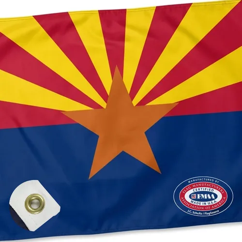 Vista 17 de FlagSource Bandera del estado de Alabama, material de nailon 200D con certificación FMAA, resistente, fabricada en Estados Unidos, resistente a