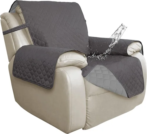 Vista 43 de ISSUNTEX Fundas de sofá de dos plazas con doble protección 100% impermeables para sala de estar, fundas para sofá de 2 cojines, protector de muebles