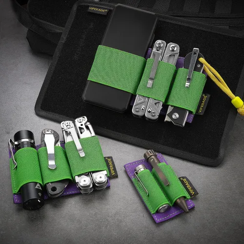 Vista 19 de VIPERADE PL6 Organizador modular EDC táctico, panel de bolsa de inserción elástica con soporte de gancho para accesorios, accesorio para mochila