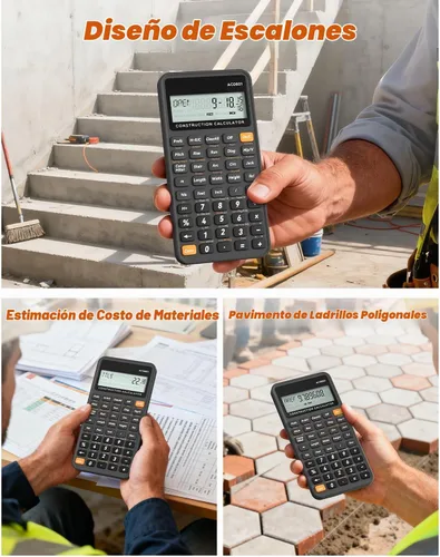 Vista 5 de Calculadora de Construcción Industrial y Científica ROATEE: Calculadora de Ingeniería para Contratista, Carpintero, Calculadora de Bolsillo