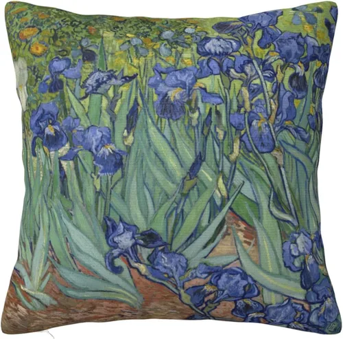 Vista 9 de Fundas de almohada de Van Gogh con diseño de girasoles en jarrón de 18 x 18 pulgadas, funda de almohada para sofá, cama, decoración del hogar