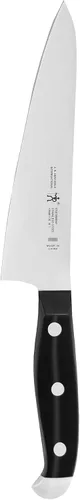 Vista 11 de HENCKELS Cuchillo de chef compacto de 3 pulgadas ultraafilado, diseñado en Alemania con más de 100 años de maestría, color negro/acero inoxidable