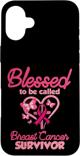 Vista 23 de Blessed Breast Cancer Survivor Awareness Christian Women Case for iPhone 17