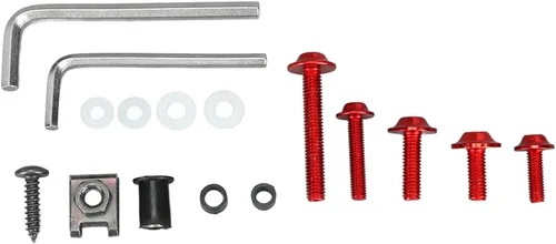 Vista 3 de 177PCS Kit de carenado de motocicleta Tornillos de aluminio para parabrisas de motocicleta M5 M6 Reemplazo de tornillos para parabrisas