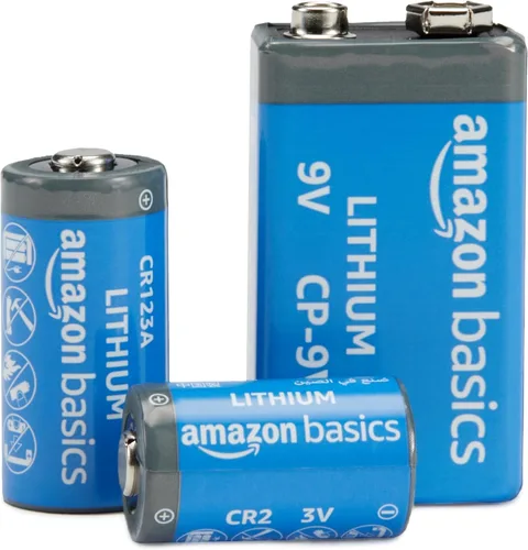 Vista 5 de Amazon Basics Baterías de litio CR2, 3 voltios, potencia de larga duración, baja tasa de autodescarga, paquete de 4