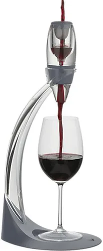 Vista 7 de Vinturi Aireador de Vino Deluxe Essential Vertedor de Vino Tinto y Juego de Soporte de Torre Decantador Airea Fácil y Convenientemente el Vino por