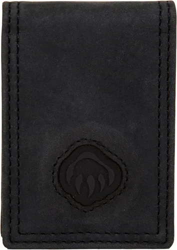 Vista 17 de WOLVERINE Men's Slim Wallet Money Clip RFID Protection ID Window Leather Canvas