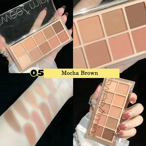 Vista 9 de BestLand Matte Nudes Paleta de sombras de ojos – Ultra Pigmentado, mezclable y de larga duración mate, brillante y acabado metálico sombra de ojos