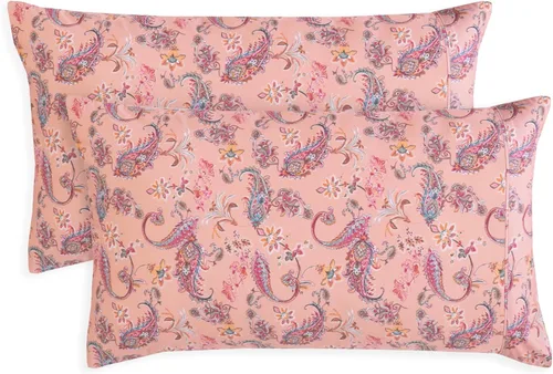 Vista 33 de Elegant Comfort Juego Ultra Suave de 2 Fundas de Almohada con Estampado Floral - 1500 Microfibra de Calidad Premium de Hotel, Suaves y Lisas