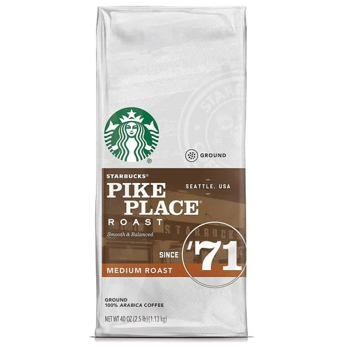 Vista 28 de Starbucks Café Molido, Tueste Medio, Café Caliente o Helado, Mezcla de Desayuno, 18 oz