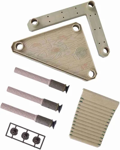 Vista 5 de ViaGasaFamido Reptiles flotantes, rampa flotante para reptiles, muelle, tortuga, rana, secado, terrario, accesorio para mascotas pequeñas, baño
