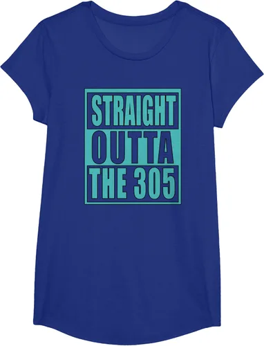 Vista 21 de Miami Straight Outta The 305 Funny South Florida Fan - Camiseta
