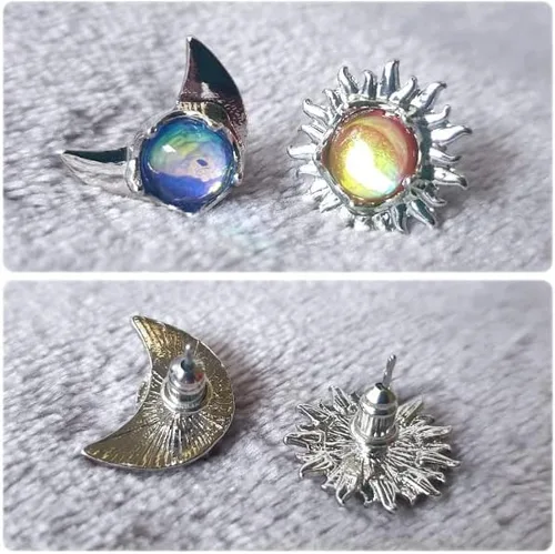 Vista 4 de Aretes de tuerca para mujer, bonitos aretes de circonita para niñas, diseño de mariposa y perlas