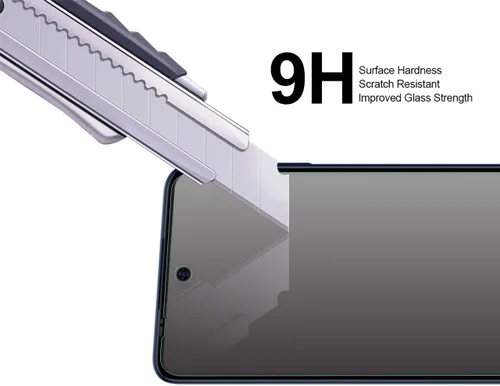 Vista 4 de Supershieldz Paquete de 2 protectores de pantalla antiespía diseñado para Motorola Edge (2021) / Motorola Edge 5G UW, vidrio templado, antiarañazos
