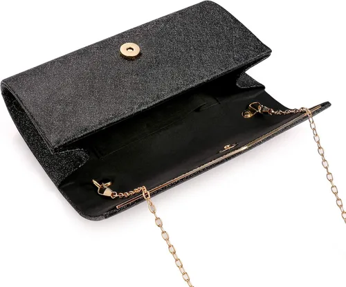 Vista 4 de ZHANNI - Bolsa de noche con textura para mujeres y señoras, bolso de fiesta, boda, fiesta de graduación