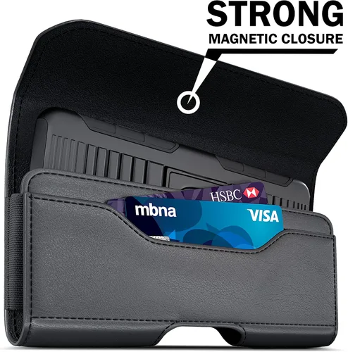 Vista 3 de PiTau Funda para iPhone 16 Plus, Pro Max 15 14 13 12 11 Xs, Samsung Galaxy S25+ 5G S24+ S23+ S22+ S21+ Funda para cinturón de teléfono celular