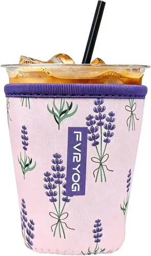 Vista 52 de Reusable Insulated Neoprene Iced Coffee Sleeves for Iced Coffee Cups, Coffee Coolies sleeves for Iced & Hot Drinks