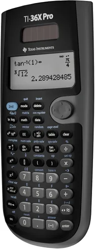 Vista 3 de Texas Instruments TI-36X Pro Ingeniería/Calculadora científica 9.7 pulgadas Negro. Funcionalidad de matemáticas y ciencias de nivel superior