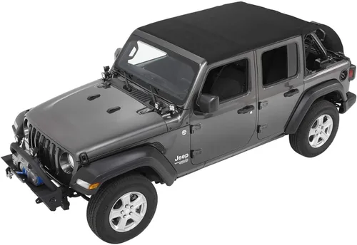 Vista 2 de Bestop Diamante negro Tre 5686335 para Jeep Wrangler JL 4 puertas 2018-2027