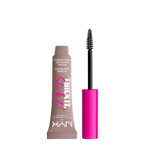 Vista 13 de NYX PROFESSIONAL MAKEUP Thick It Stick It Máscara Engrosante para Cejas, Gel para Cejas - Taupe