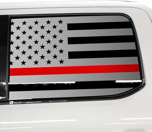 Vista 15 de BOGAR TECH DESIGNS Calcomanía de vinilo precortada para parabrisas trasero compatible con Ford F-150 F150 2015-2024, negro mate