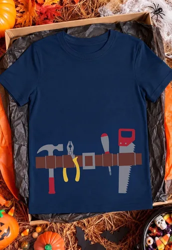 Vista 7 de Tstars Camiseta de pirata juvenil – Camiseta Buccaneer para niños y niñas con temática de Halloween Trick or Treat marino