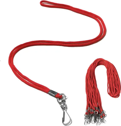 Vista 10 de 120 cordones negros premium al por mayor, cordón redondo de 36 pulgadas con gancho giratorio en J para placa de identificación, VIP, escuela, niños