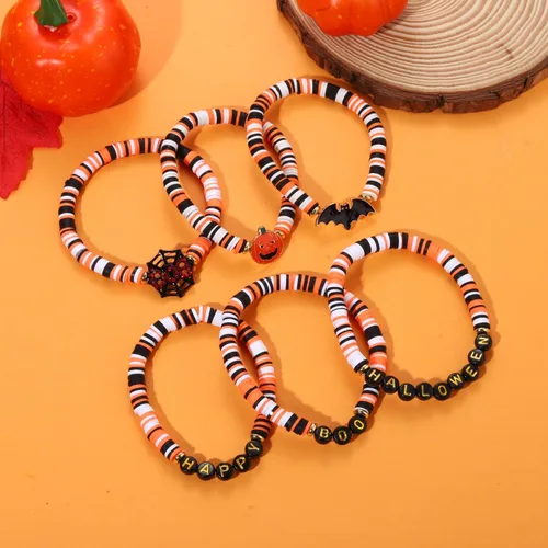 Vista 86 de Surfer Heishi - Pulseras apilables para mujer, apilables, de vinilo arcoíris, disco de arcilla, pulseras elásticas para la amistad, joyería bohemia
