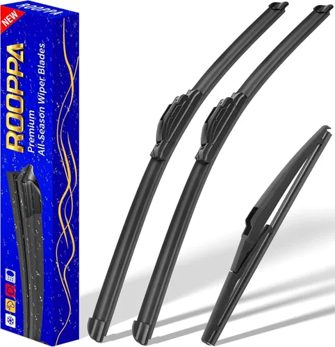 Vista 15 de 3 limpiaparabrisas de repuesto para Mini Cooper 2006-2011, cuchillas limpiaparabrisas de repuesto de equipo original - 19"/18"/10" pulgadas