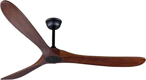 Vista 31 de Bigzone - Ventilador de techo negro para interiores y exteriores de 52 pulgadas sin luces con control remoto, motor DC eficiente energéticamente