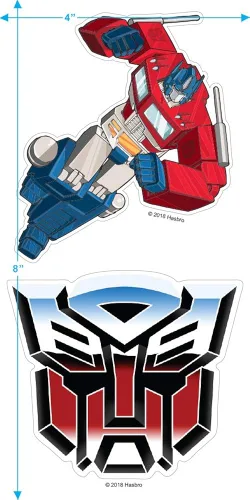 Vista 3 de Transformers Autobot Collage T Shirt & Stickers