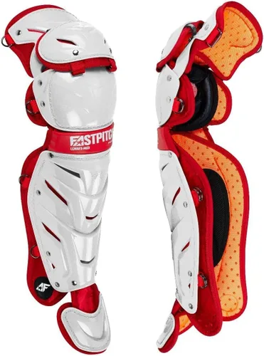 Vista 12 de All-Star Adult System 7 - Protector de piernas, recortado gris, corto de 15.5 pulgadas de longitud