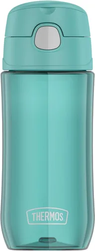 Vista 13 de THERMOS FUNTAINER Botella de hidratación de plástico de 16 onzas con boquilla, aguamarina