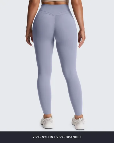 Vista 88 de Aoxjox Trinity - Pantalones de yoga de cintura alta con bolsillos para mujer, control de abdomen, cintura cruzada, leggings de entrenamiento suaves