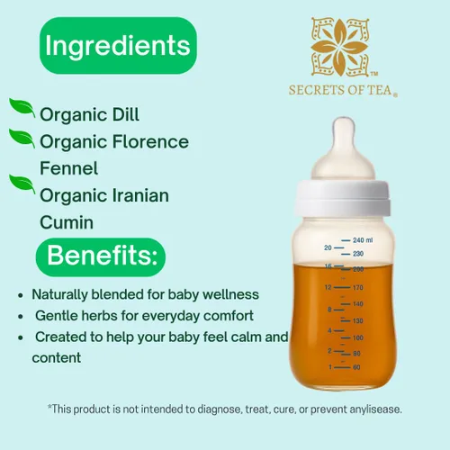 Vista 2 de Secrets Of Tea Dillybrook - Té de hierbas orgánico de eneldo, hinojo y comino, sin cafeína, 20 unidades (1 paquete) (etiquetado puede variar)