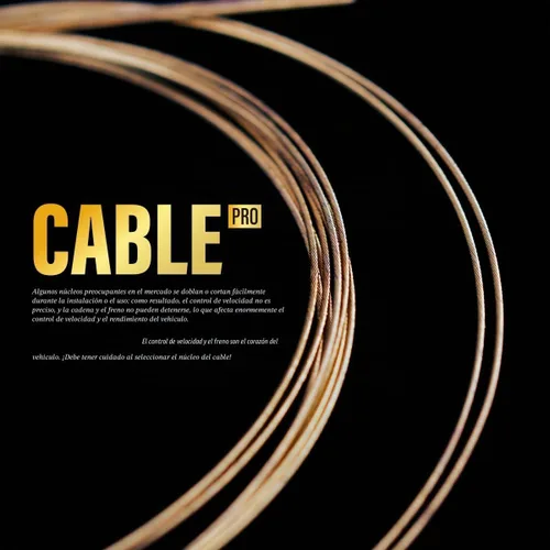 Vista 8 de CNC Pro Slick Cable de cambio de bicicleta pulido para Shimano/SRAM Bicicleta de montaña, bicicleta de carretera, cable de cambio de MTB 1.2X