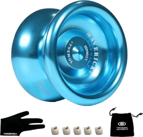 Vista 11 de Yomega Maverick - Yoyo profesional de metal de aluminio para niños y principiantes con rodamiento de bolas de tamaño C para trucos avanzados