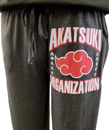 Vista 3 de Ripple Junction Naruto Shippuden Akatsuki Organization - Pantalón de descanso para adultos