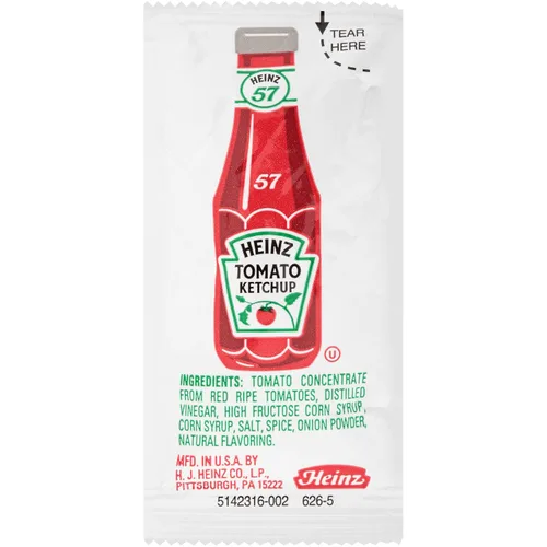 Vista 8 de Heinz Paquetes individuales de ketchup de tomate (paquete de 750 unidades)