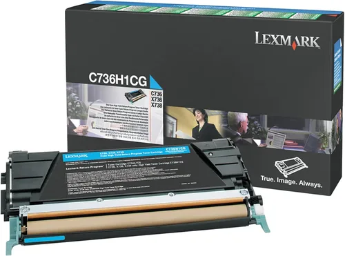 Vista 5 de Lexmark C736H1KG Cartucho de tóner negro del programa de retorno de alto rendimiento