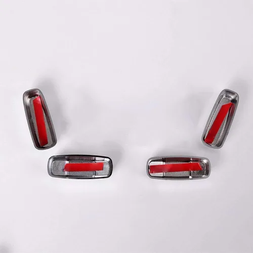 Vista 6 de YIWANG ABS 4 piezas de ajuste de asiento botón de ajuste accesorios para Land Rover Range Rover Velar 2016-2019, para Land Rover Range Rover