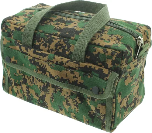 Vista 11 de Bolsa de herramientas de lienzo resistente, bolsa de transporte de campo militar, bolsa de almacenamiento de suministro de propósito general