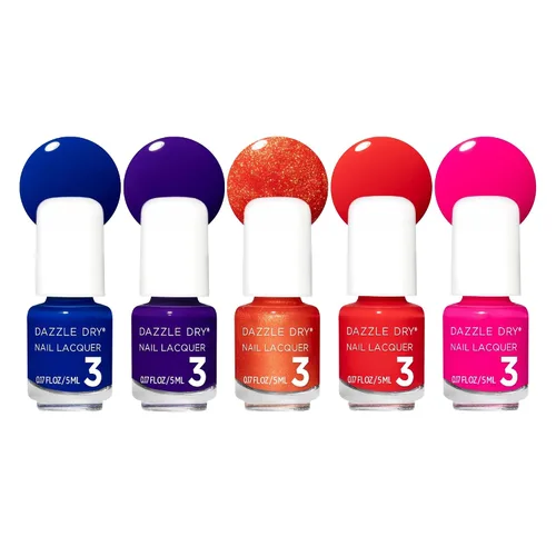 Vista 22 de Mini Flight Dazzle Dry – Afterparty – 5 mini lacas Juego de esmaltes de uñas de 5 piezas · Secado rápido · Larga duración · Manicuras no tóxicas