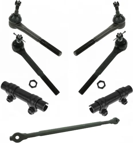 Vista 76 de TRQ Kit de dirección delantera con barra de acoplamiento de fuelle de piñón y cremallera compatible con Toyota Echo 2000-2005