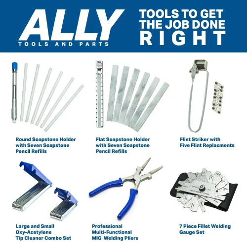 Vista 5 de Ally Tools - 12 piezas de repuesto de pedernal triples compatibles con todos los golpes de pedernal triple, pedernales de larga duración