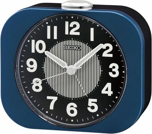 Vista 10 de SEIKO QHL097LLH Reloj despertador digital para dormitorio, azul mate, 2.6 x 2.4 pulgadas