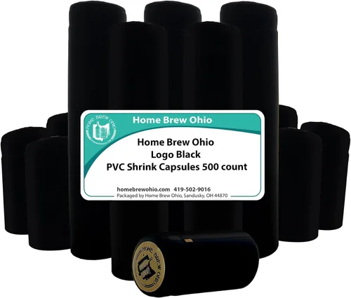 Vista 2 de Home Brew Ohio PVC negro con logotipo Home Brew Ohio negro sobre oro Top-500