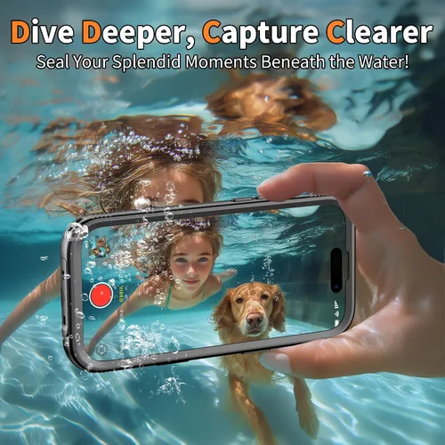 Vista 9 de Cozycase TOP - Funda impermeable para iPhone Air - Militar resistente 360 a prueba de golpes, cuerpo completo con protector de cámara de pantalla